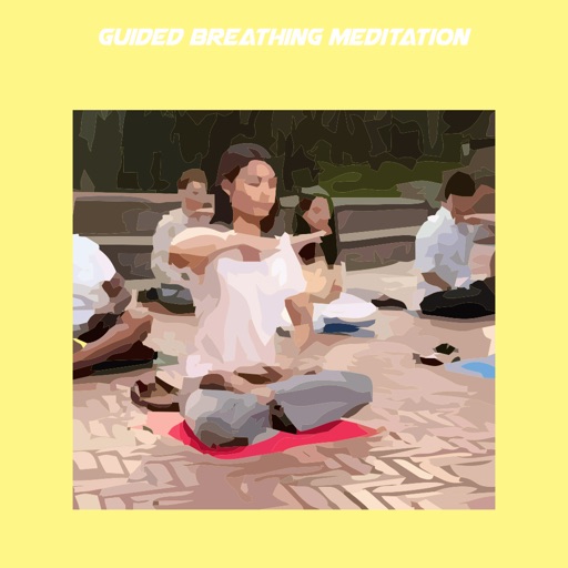 Guided breathing meditation icon