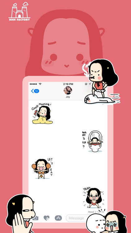 Cow Girl − NHH Stickers screenshot-0