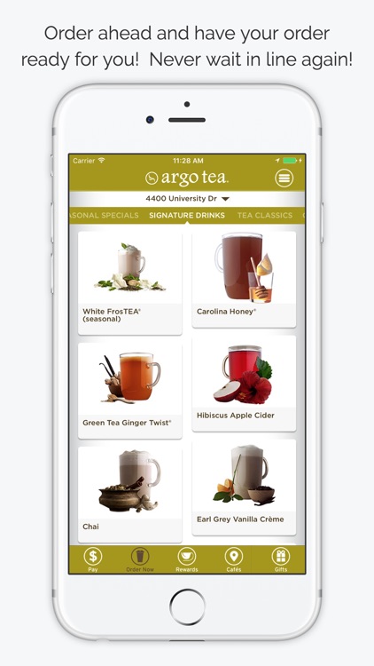 Argo Tea LoyalTea App