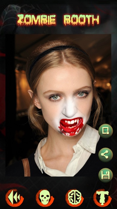 Zombie Face Camera - You Halloween Makeup Maker screenshot 2