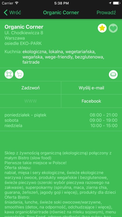 GREENLOVE - wegetariańskie restauracje, eko sklepy