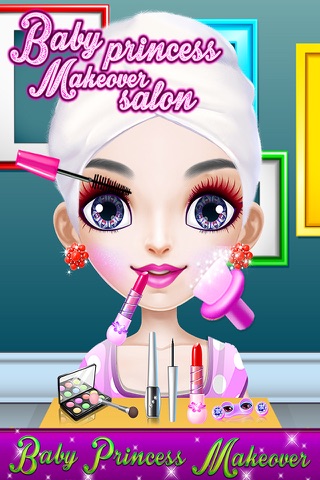 Baby Princess Makeup Salon: Baby princess caring screenshot 4