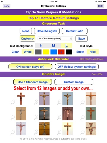 My Crucifix for iPad screenshot 3