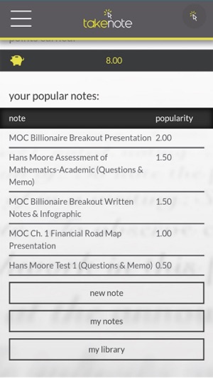 TakeNote - Share and Sell your Study Notes(圖2)-速報App