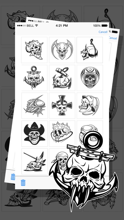 Pirate Skulls Stickers 2017