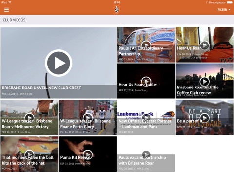 Brisbane Roar Official App screenshot 2