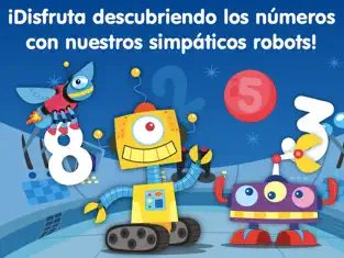 Screenshot 1 Robots y números - Juegos para Aprender a Contar iphone