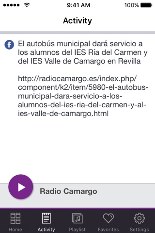 Radio Camargo screenshot 2