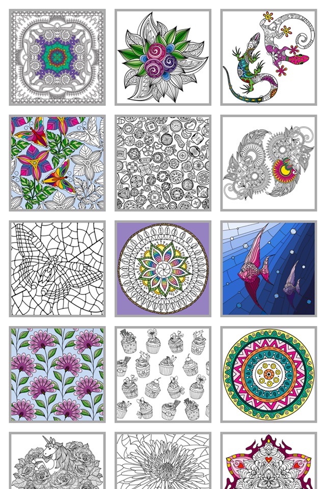 Mindfulness coloring - Anti-stress art therapy for adults (Book 2) screenshot 2