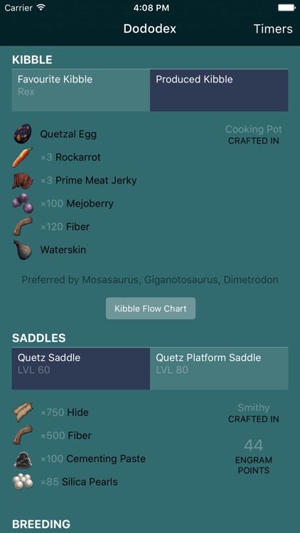 Dododex for Ark: Survival Evolved