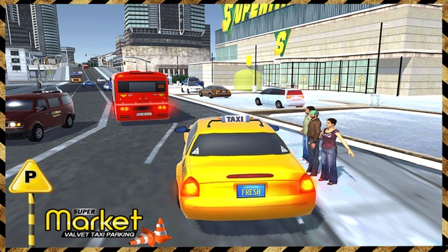 Taxi Driver 3D Simulator - Supermarket Parking(圖3)-速報App