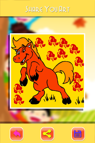 Horse Coloring-Interactive Colorfy Secret Editing screenshot 4