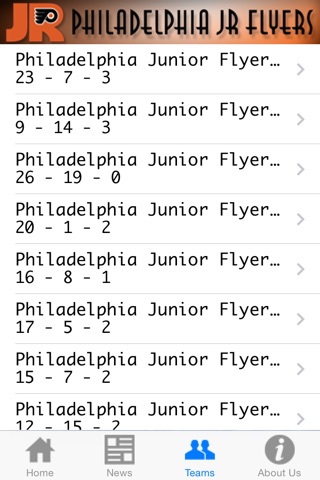 Philadelphia Jr Flyers Hockey screenshot 3