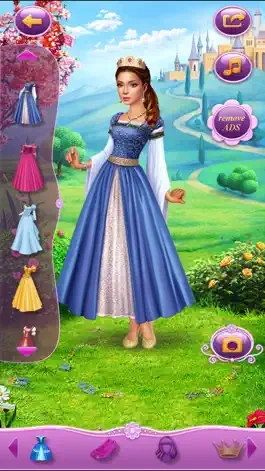 Game screenshot Dress Up Princess Thumbelina apk