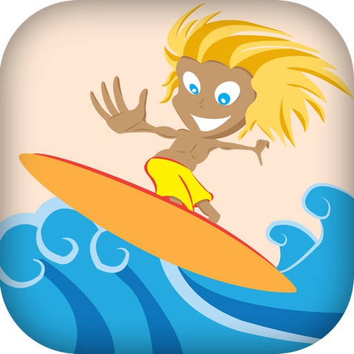 A+ Wipe Out Surfing FREE - An Endless Surfer Summer Game Icon