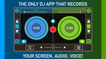 DJ30 - Record Screen, Music, & Voice Screenshot 1