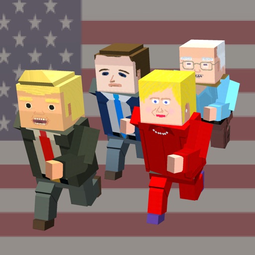 Running For President - 2016 US Election Satire Icon
