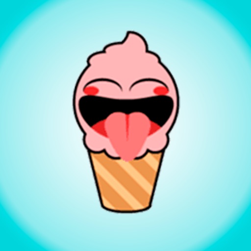 Funny Ice Cream Stickers! icon