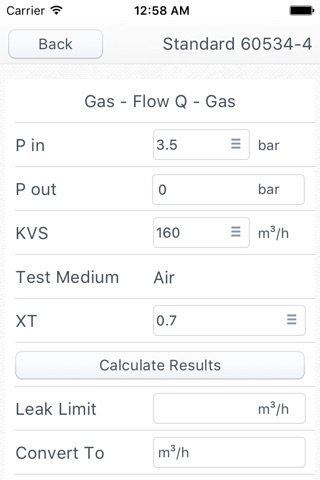 Leak Calc screenshot 2