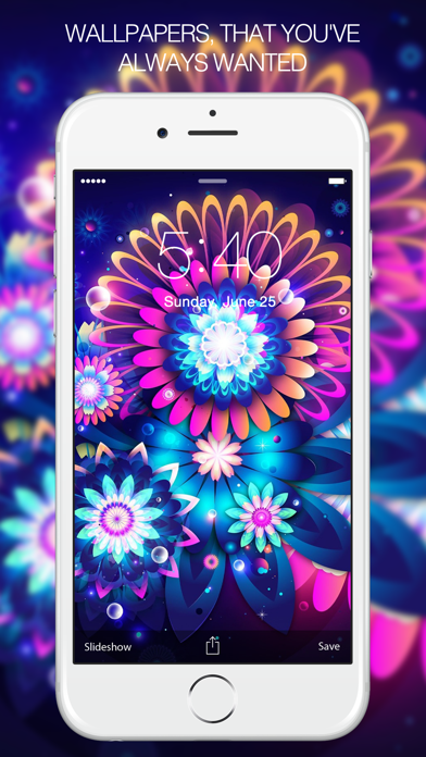 How to cancel & delete Neon Wallpapers – Neon Arts & Neon Pictures HD from iphone & ipad 1