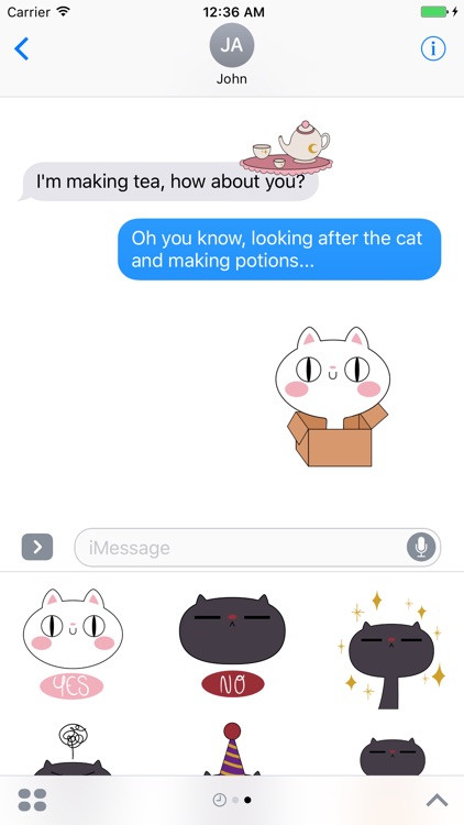 Potion Bakery - cats and her owner