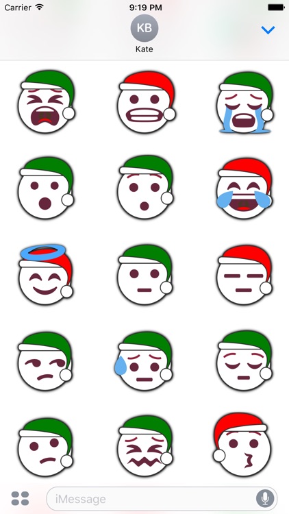 Christmas Emoji • Stickers for iMessage