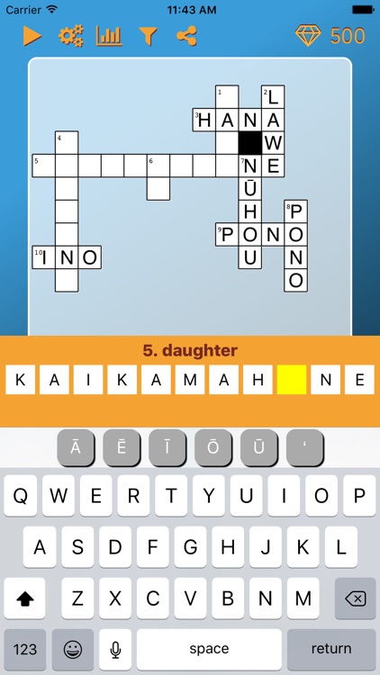 World Cross Word Hawaiian