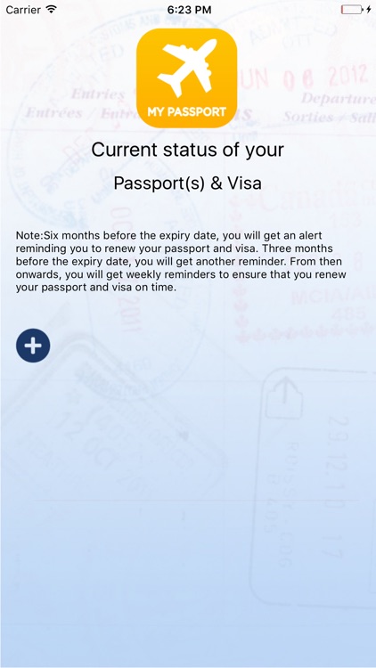 Passport Reminder