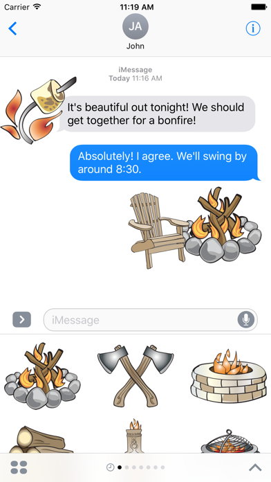 ✅ Updated Summer Bonfire and Outdoor Stickers for PC / Mac /