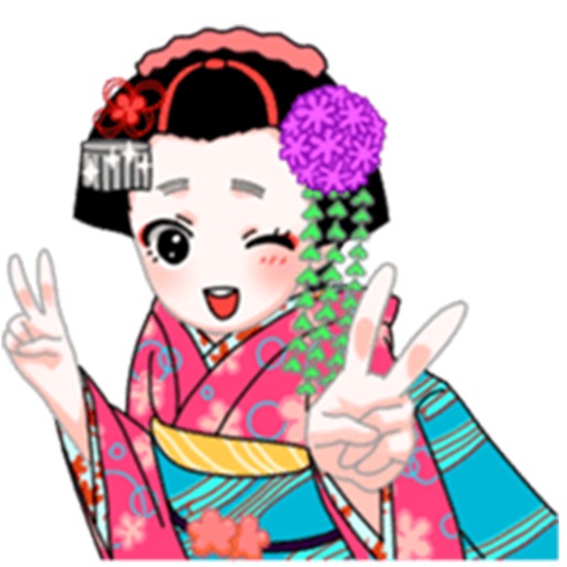 Maiko 2 stickers for iMessage icon