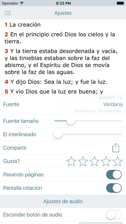 La Biblia Hablada Offline en Español. Reina Valera screenshot-4