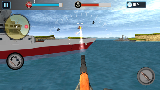 Navy Gunner Shoot War 3D(圖2)-速報App