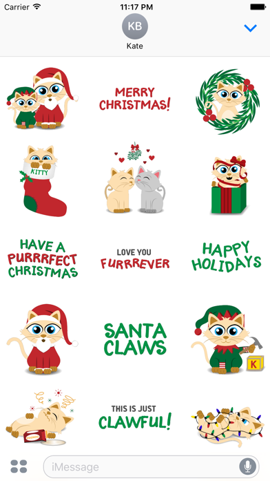 How to cancel & delete Christmas Kitties Sticker Pack from iphone & ipad 1