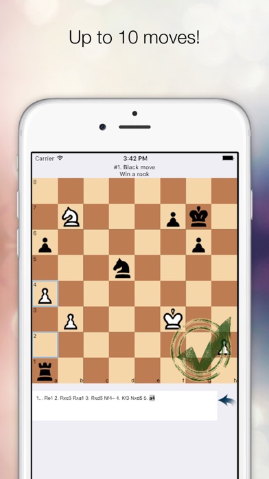 Chess Tactic 2 - interactive chess training puzzle. Part 2 screenshot 3