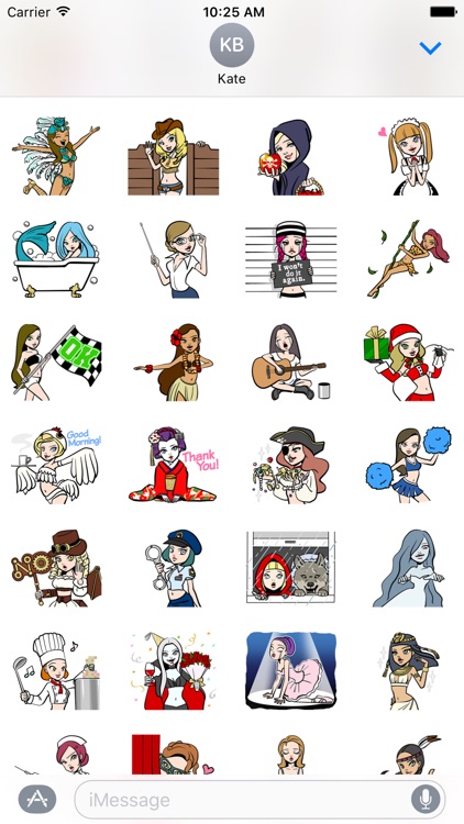 Sexy Cosplay Girls Stickers screenshot-3