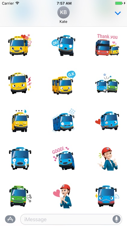 Otto The Bus stickers pack