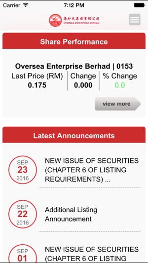 Oversea Enterprise Berhad Investor Relations(圖2)-速報App