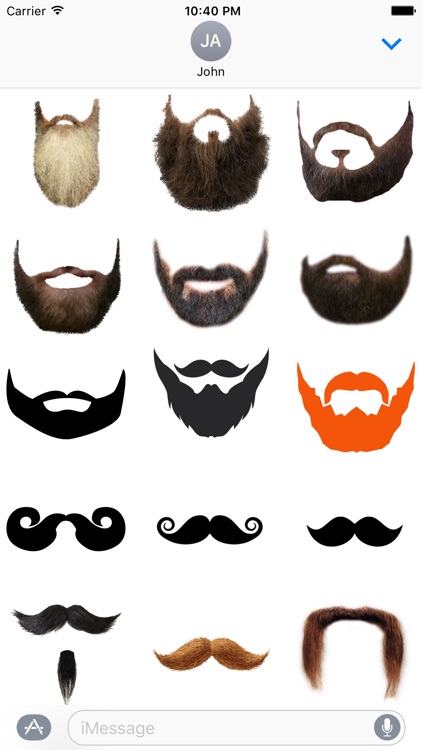 BeardMe: Beard & Mustache Stickers