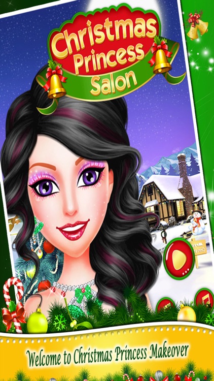Christmas Princess Salon - Free kids girls games