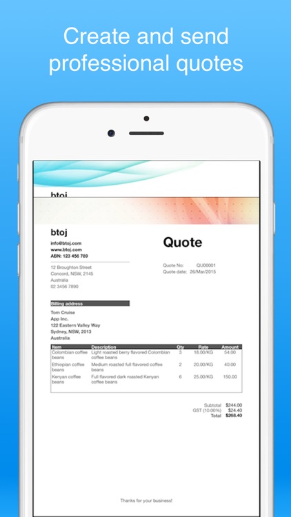 Job Quote maker- Generate quotes on the spot