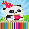 Panda Coloring For Kids learning First Edition