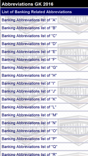 Abbreviation GK 2016