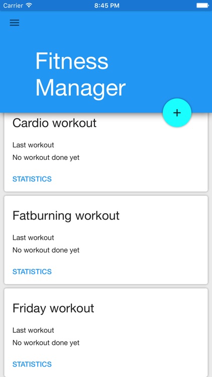 Fitness Manager