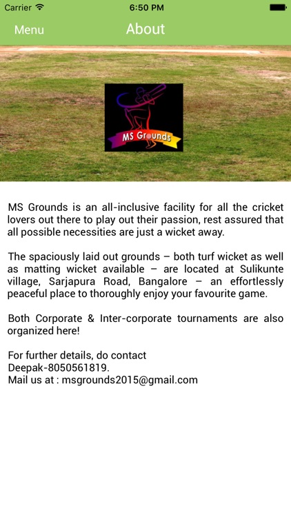 MS Grounds Bangalore