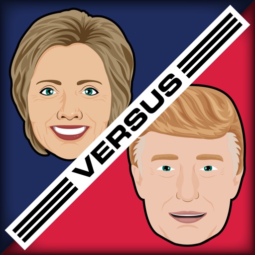 Hillary vs Trump - Stickers for iMessage icon