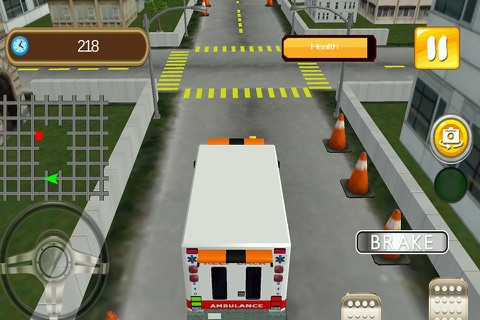 3D ambulance parking simulator – City rescue drive screenshot 2