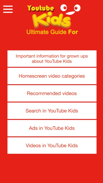 Ultimate Guide For YouTube Kids