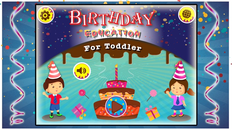 Birthday Party For Kids! Educational Fun Games for Toddler and Preschool Kids