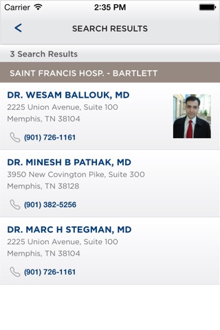 Saint Francis Hospital - Bartlett screenshot 4