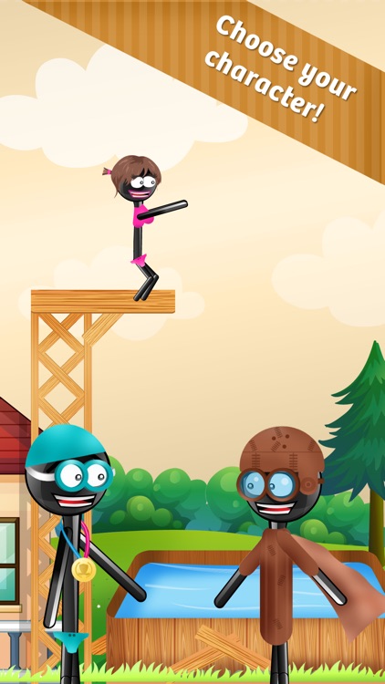 Stickman High Diving - Touch, Jump & Flip! screenshot-3